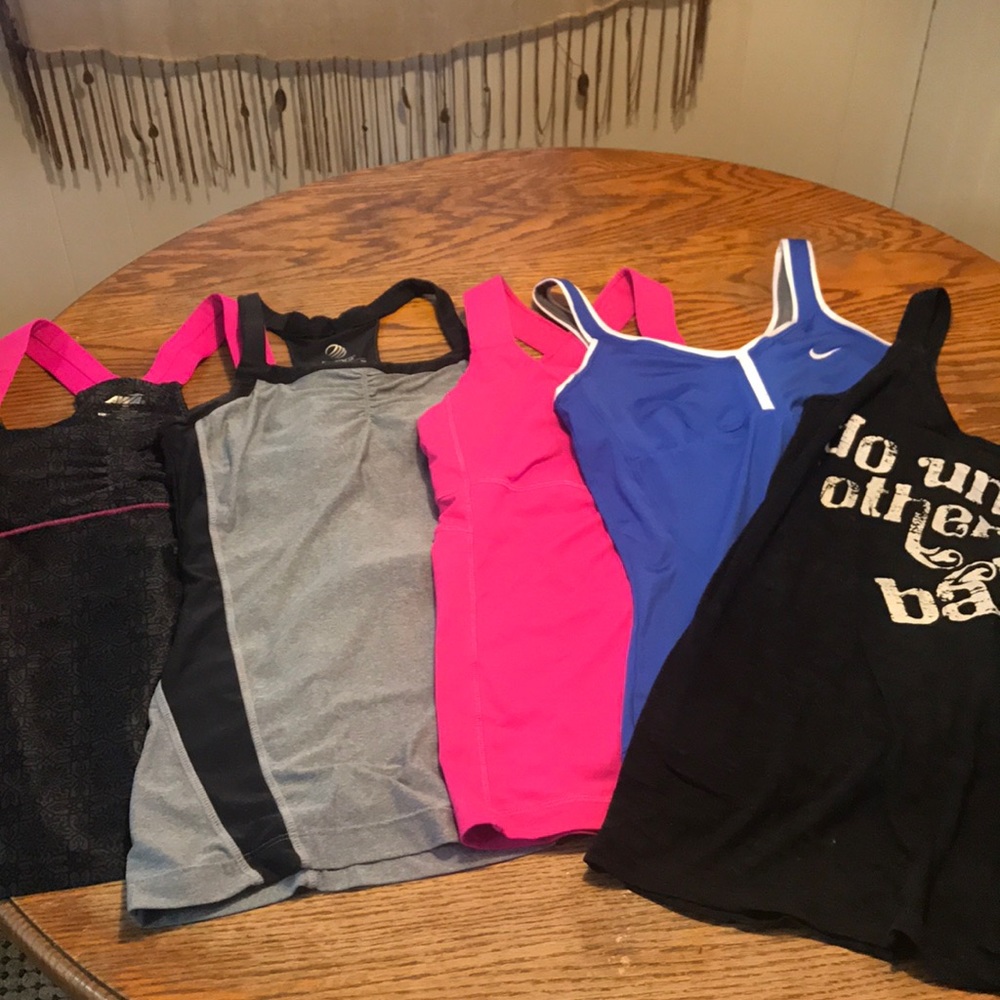 Bundle of 5 workout tanks